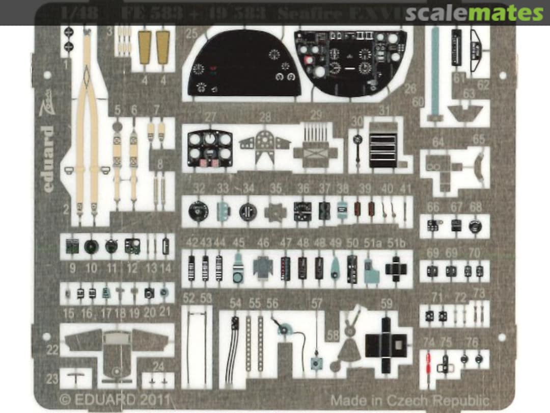 Boxart Seafire F.XVII interior S.A. FE583 Eduard