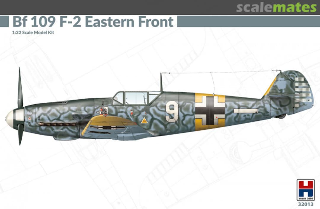 Boxart Bf 109 F-2 Eastern Front 32013 Hobby 2000