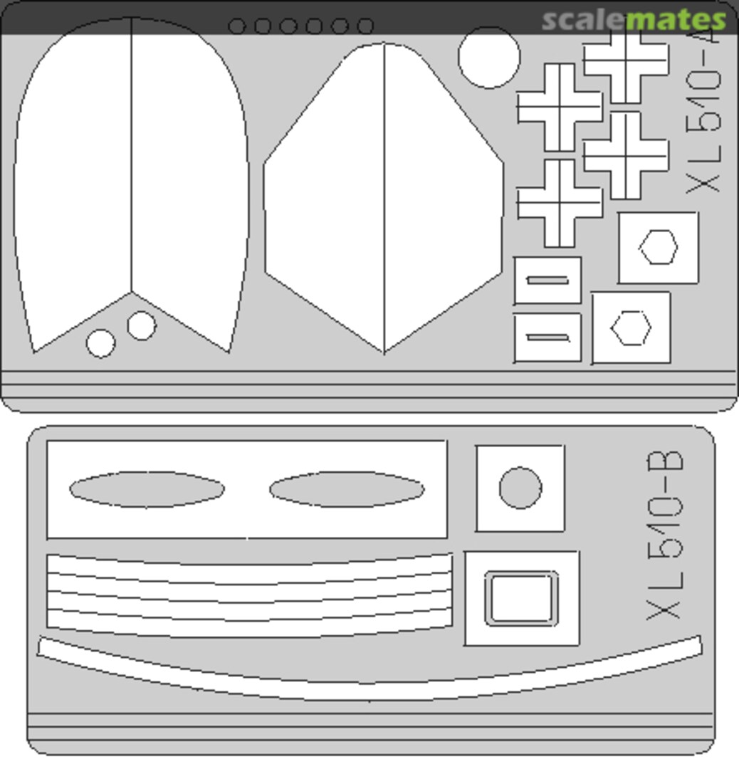 Boxart MiG-21MF Antenna Areas XL510 Eduard