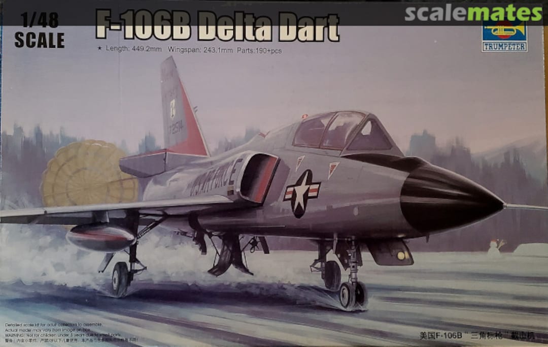 Boxart F-106B Delta Dart 02892 Trumpeter