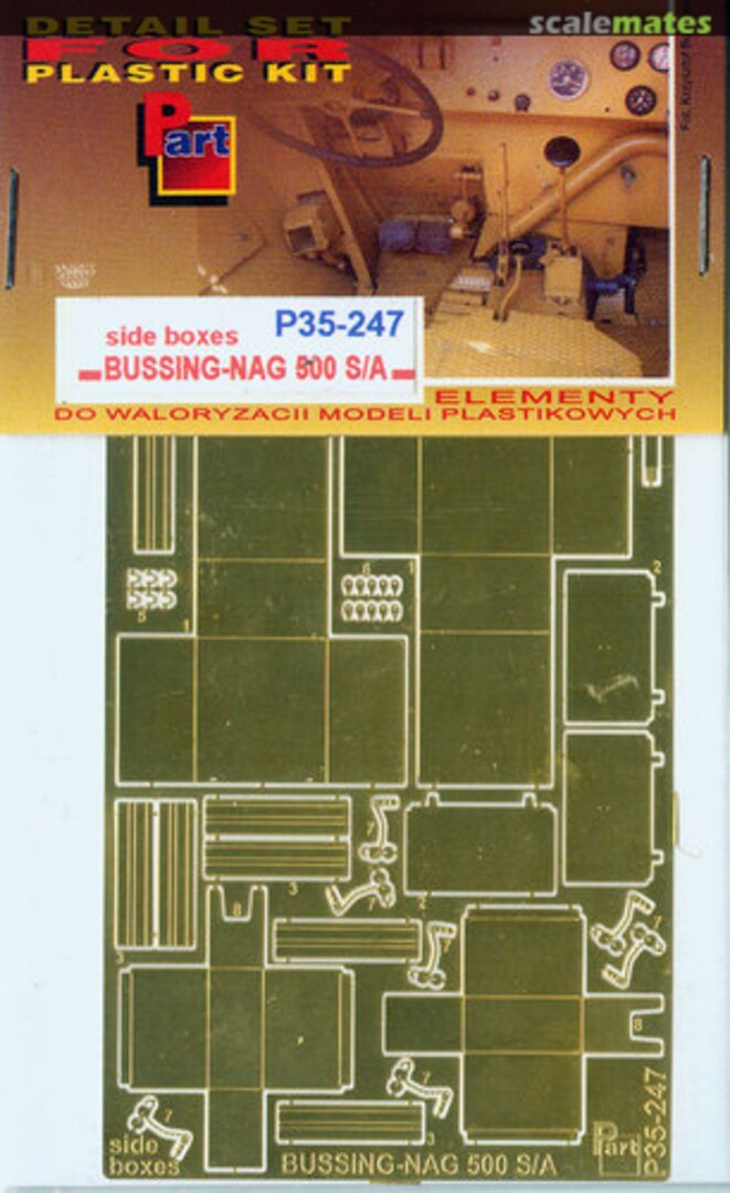 Boxart Büssing-NAG 500S/A - Side Boxes P35-247 Part