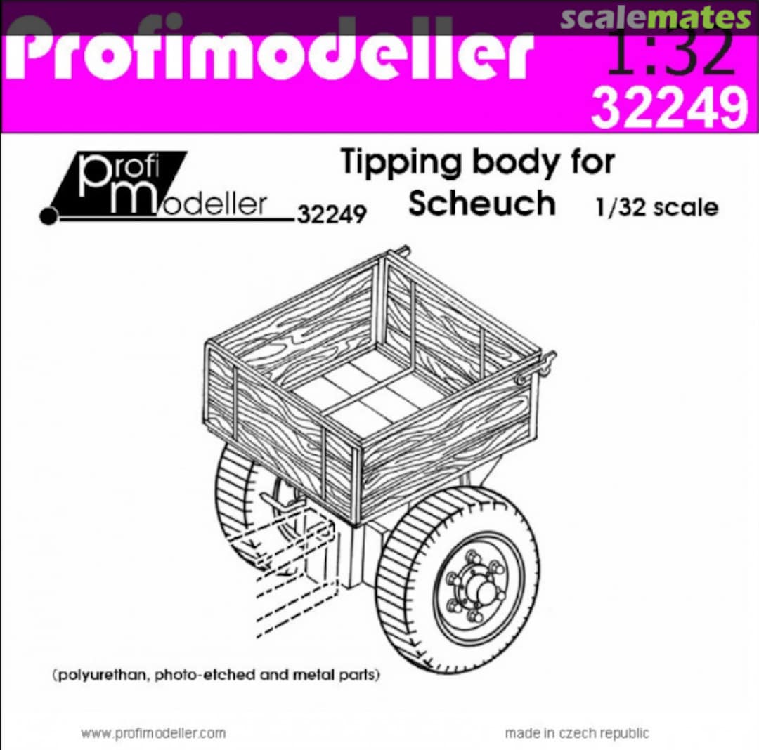 Boxart Tipping body for Scheuch-Schlepper Tractor 32249 Profimodeller