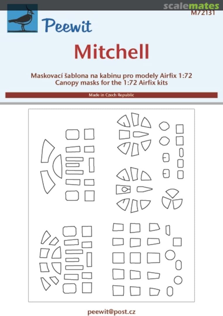 Boxart North-American B-25C/D Mitchell M72131 Peewit