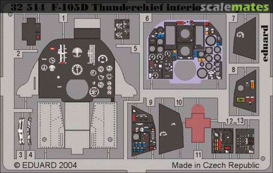 Boxart F-105D interior, part 1 32514 Eduard