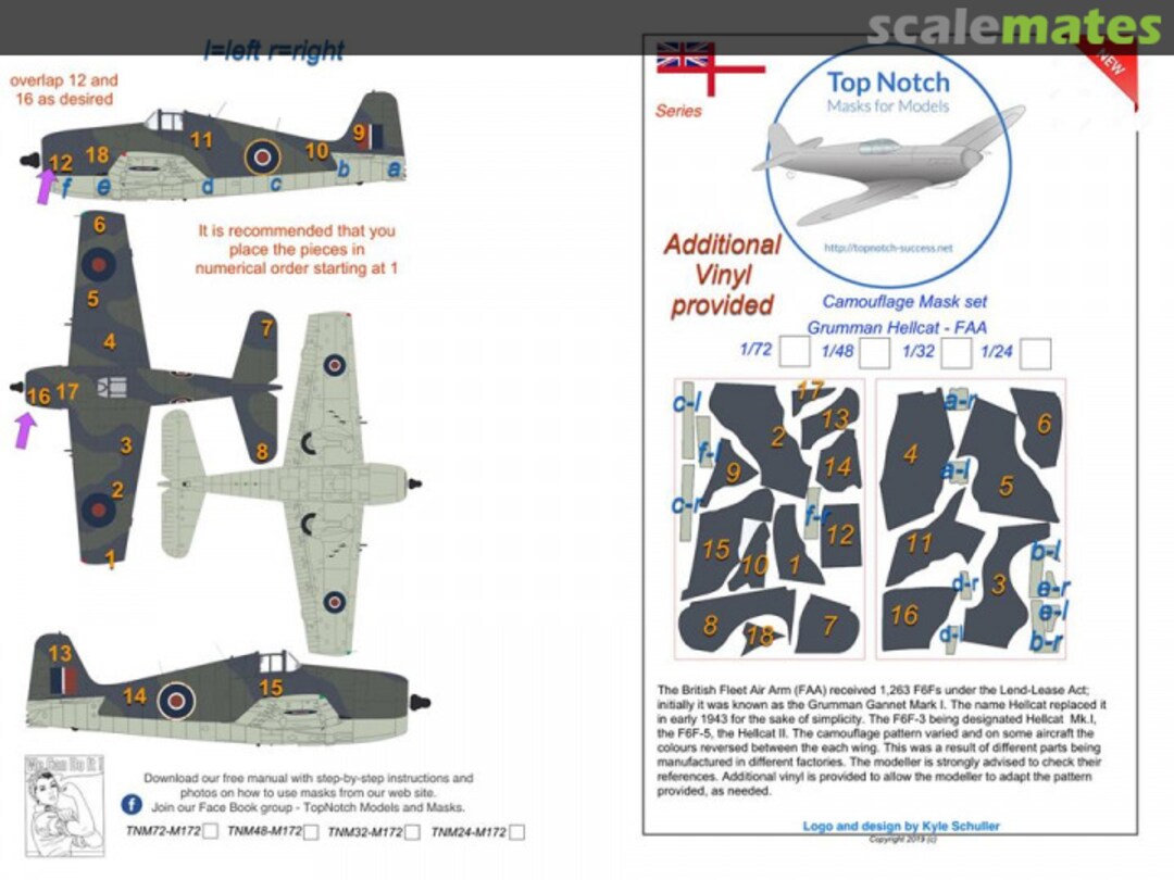 Boxart Grumman Hellcat - FAA TNM72-M172 TopNotch