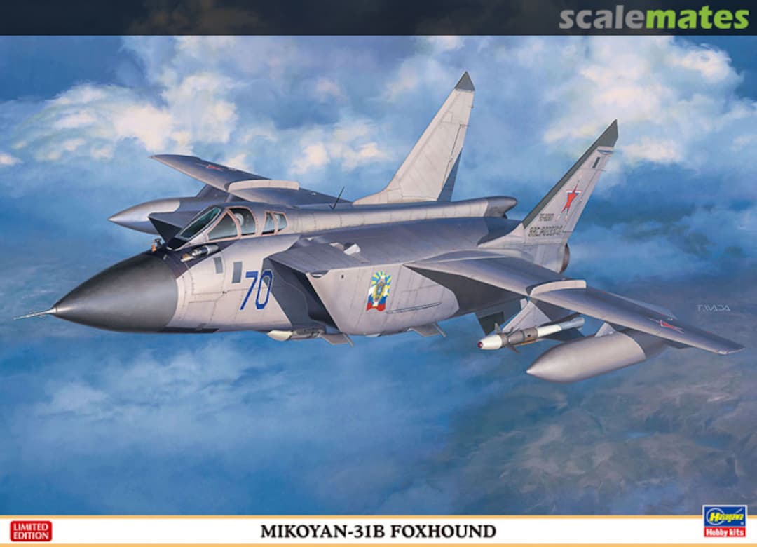 Boxart Mikoyan-31B Foxhound 02321 Hasegawa