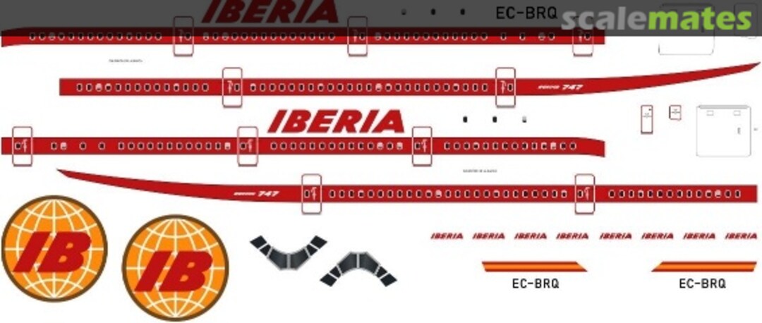 Boxart Iberia 747 CA200-005 Classic Airlines