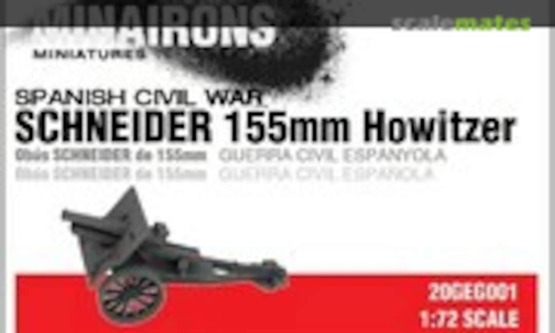 1:72 Schneider 155mm Howitzer (Minairons Miniatures 20GEG001)