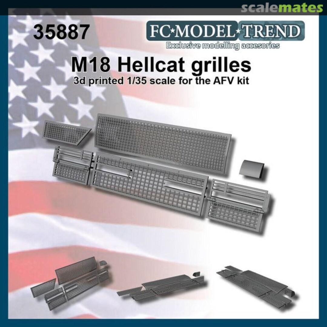 Boxart M18 Hellcat Grilles 35887 FC Model Trend