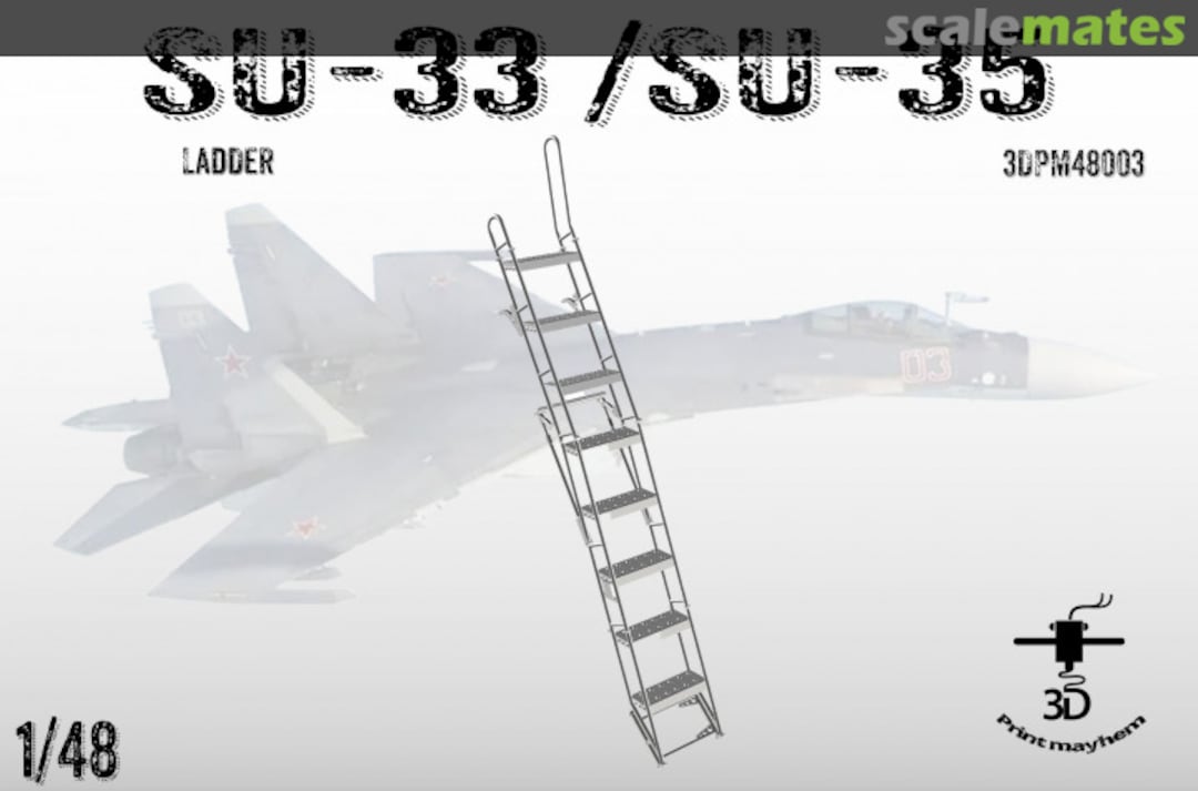 Boxart SU-33 / SU-35 Boarding ladder 3DPM48003 3D Print Mayhem