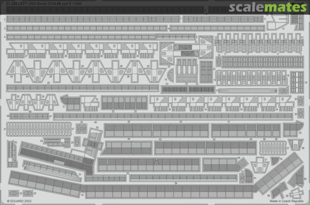 Boxart USS Nimitz CVN-68 - Part 5 53299 Eduard