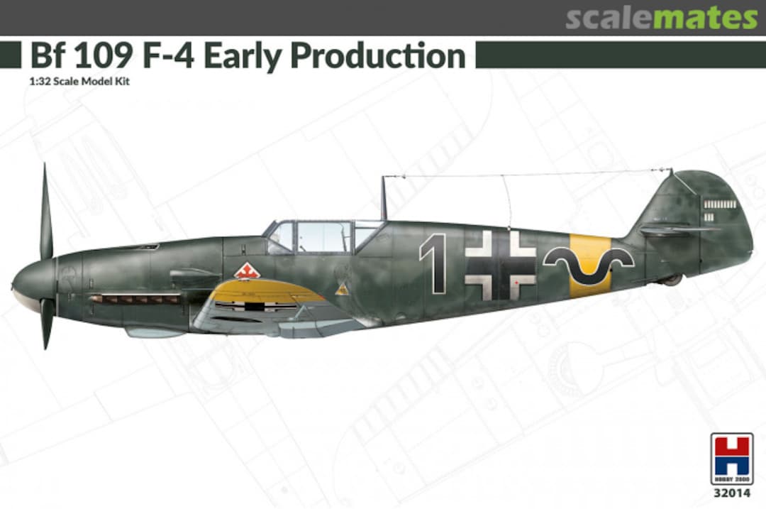 Boxart Bf 109 F-4 Early Production 32014 Hobby 2000