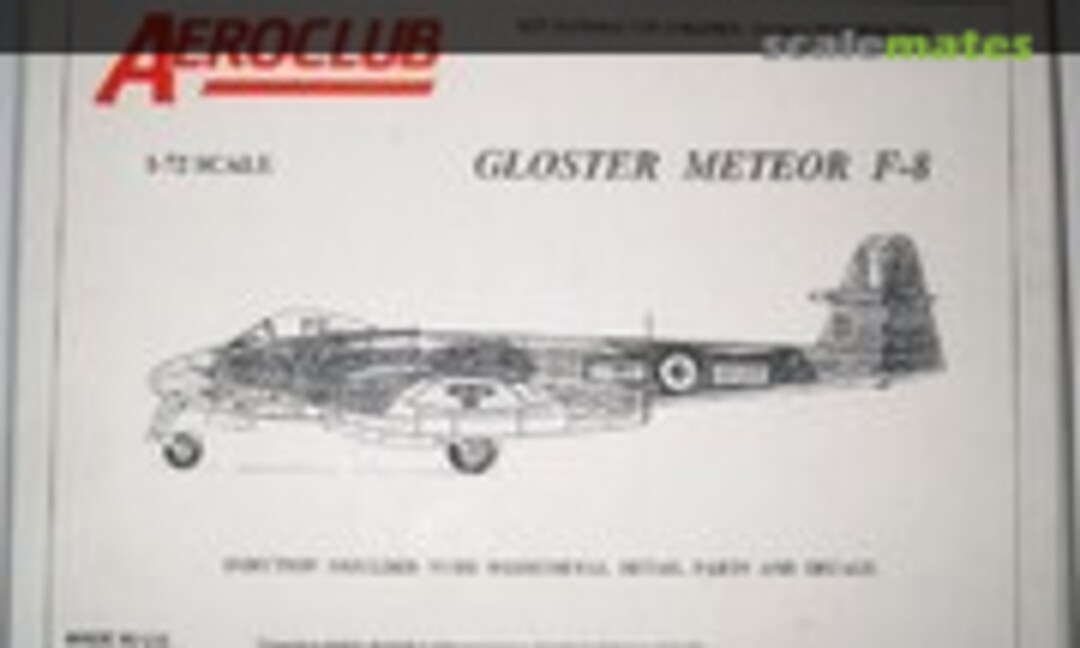 1:72 Gloster Meteor F.8 (Aeroclub K039)