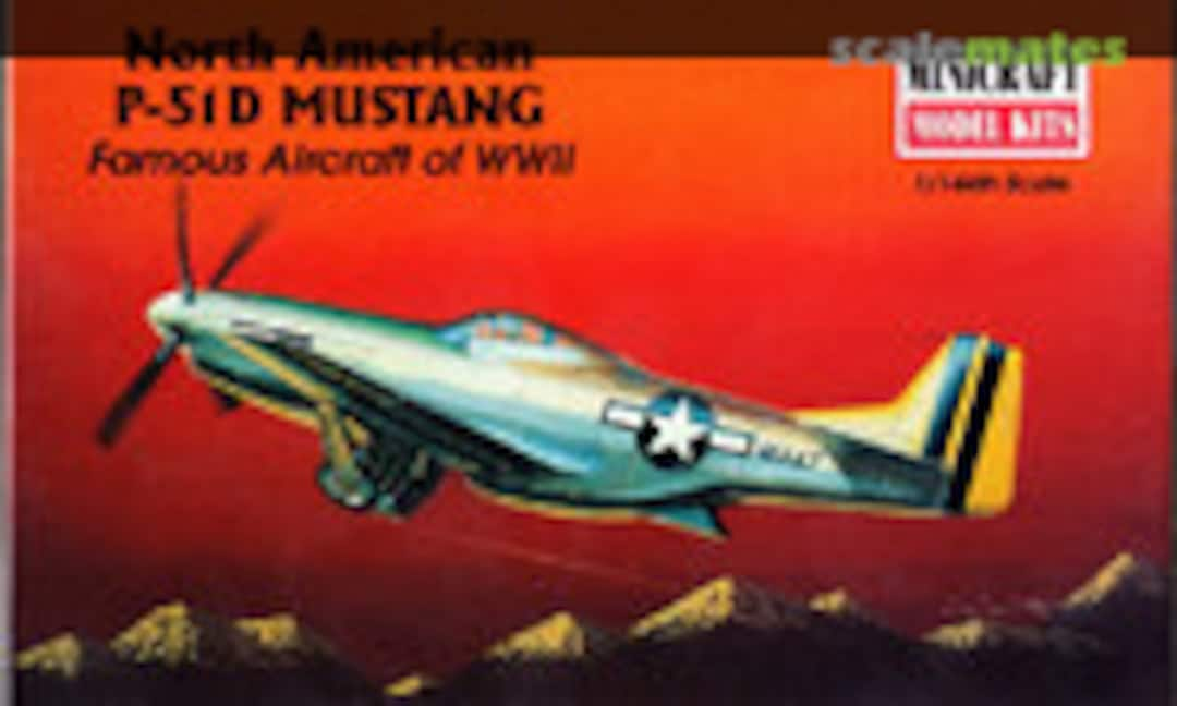 1:144 North American P-51D Mustang (Minicraft Model Kits 14417)