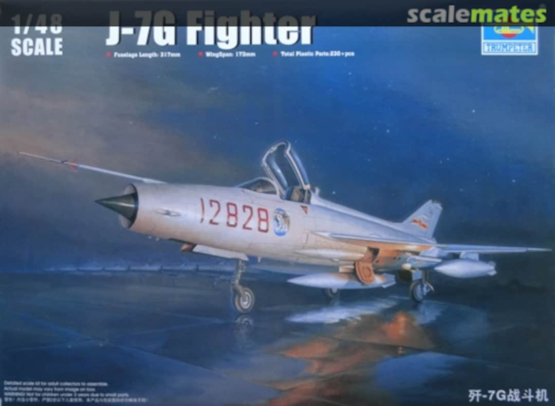 Boxart J-7G fighter 02861 Trumpeter