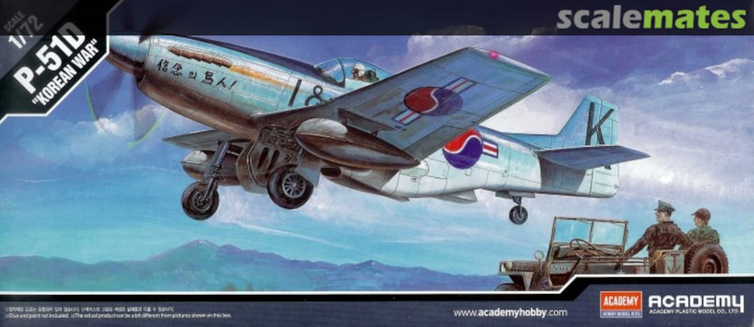 Boxart P-51D "Korean War" 12496 Academy