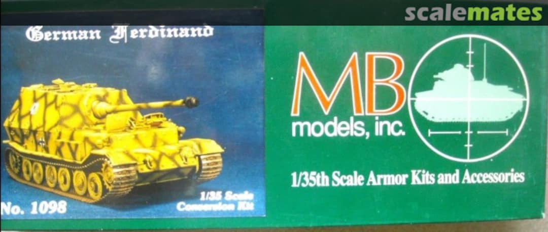 Boxart German Ferdinand 1098 MB Models