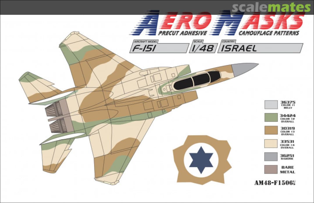 Boxart F-15I Israel AM48-F1506 AeroMasks