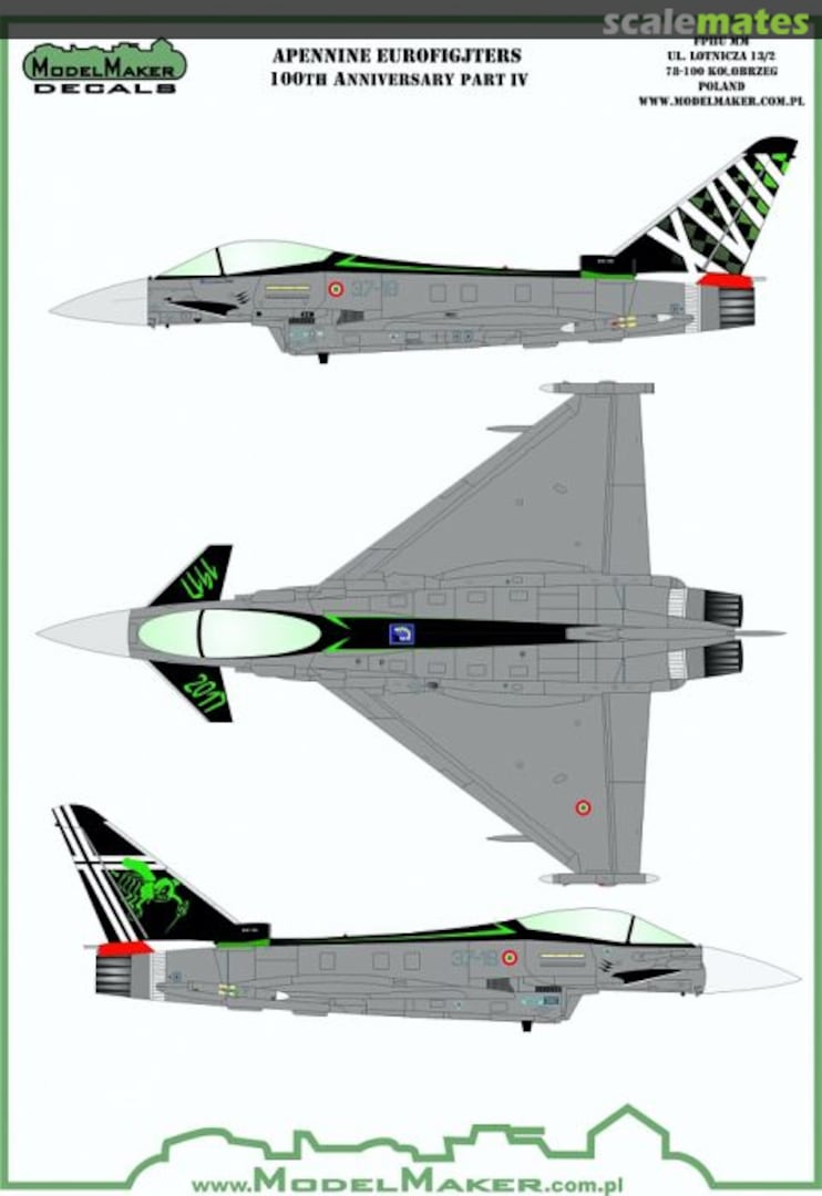 Boxart Apennine Eurofighters 100th Anniversary Part 4 D48144 ModelMaker