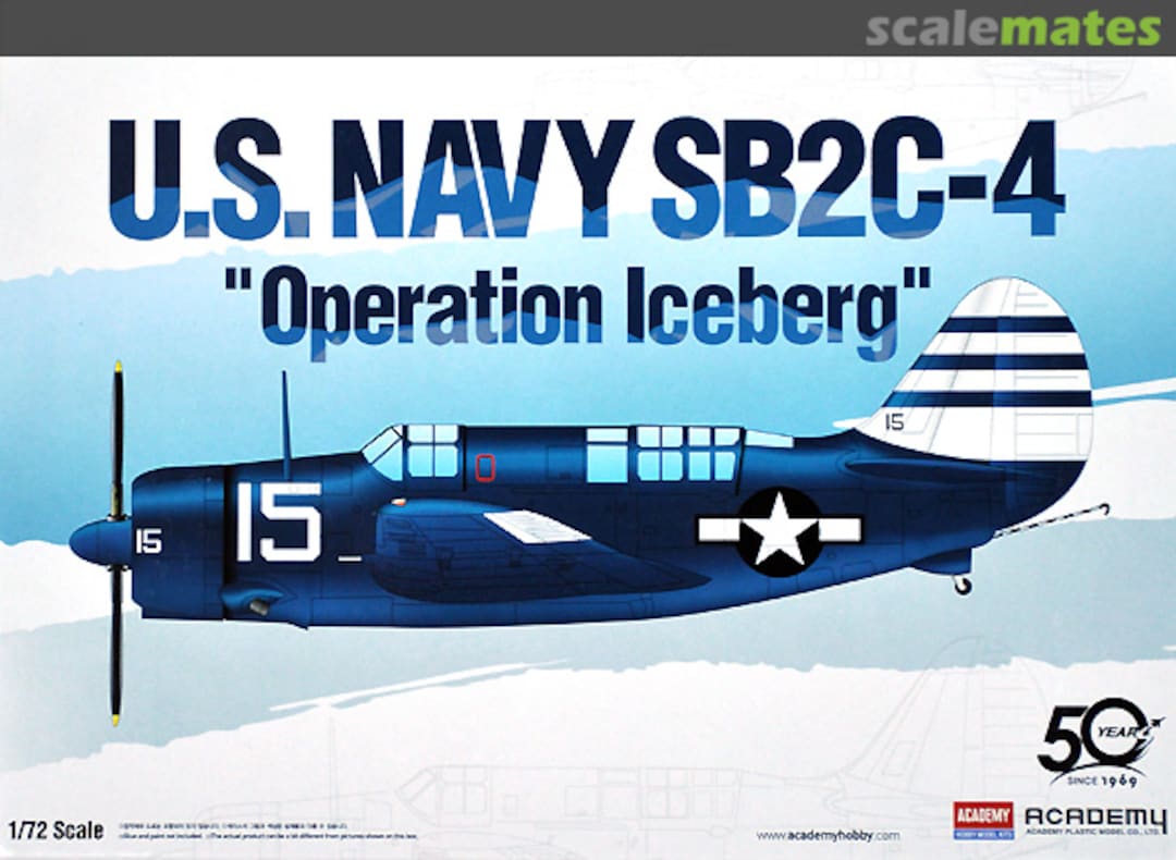 Boxart U.S. Navy SB2C-4 "Operation Iceberg" 12545 Academy