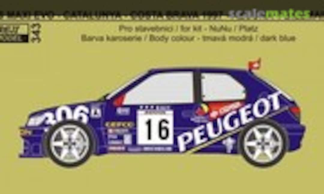 1:24 Peugeot 306 Maxi Evo #16 (REJI Model 343)