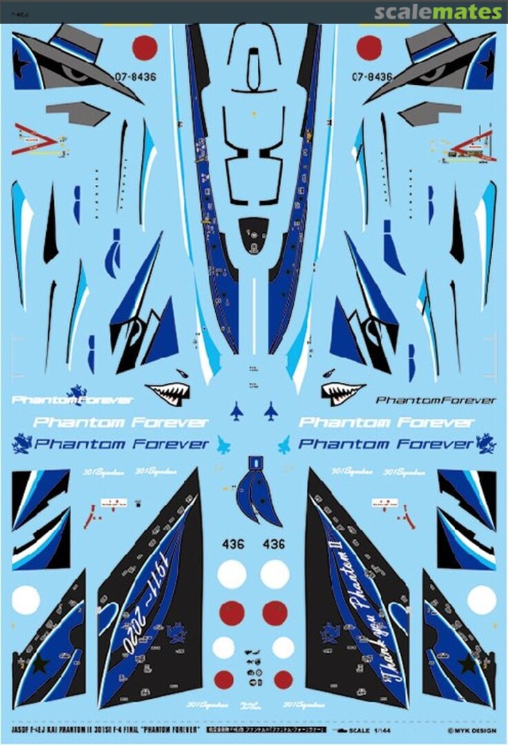 Boxart Air Self-Defense Force F-4EJ Kai Phantom II Phantom Forever A-559 MYK Design