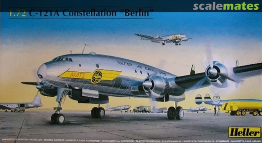 Boxart C-121A Constellation "Berlin" 80382 Heller