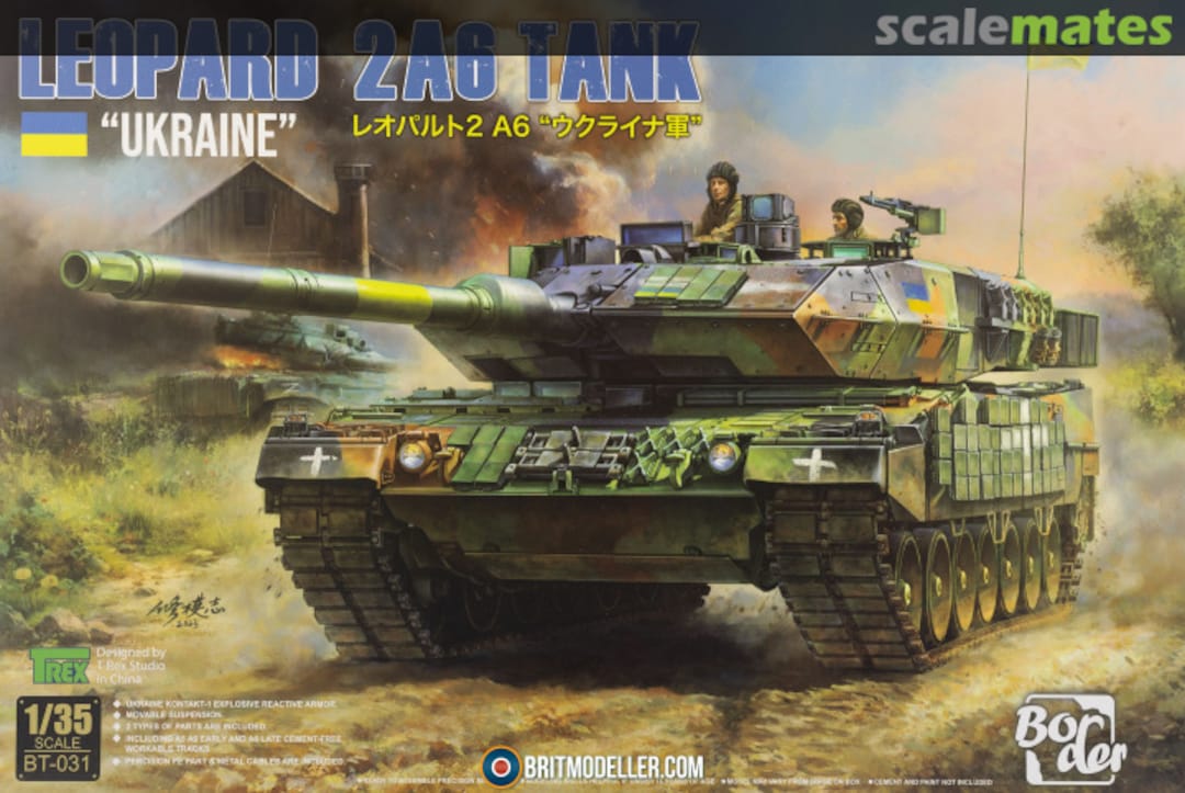 Boxart Leopard 2A6 BT-031 Border Model