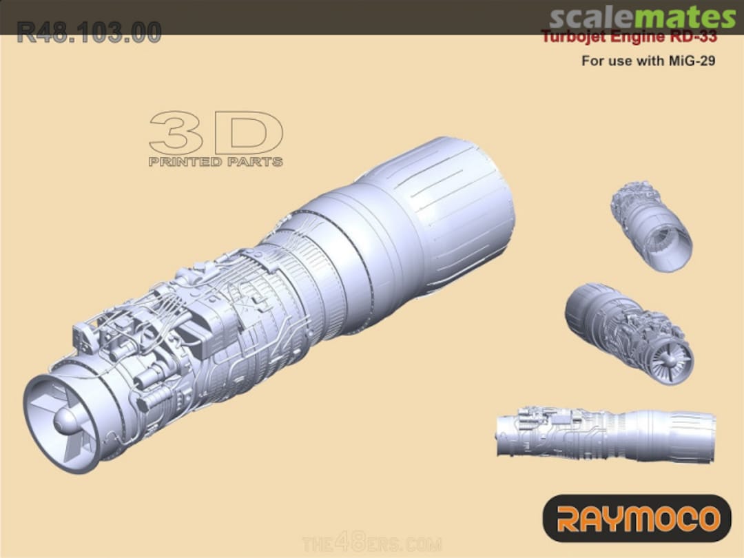 Boxart Turbo Jet Engine RD-33 R48.103.00 Raymoco