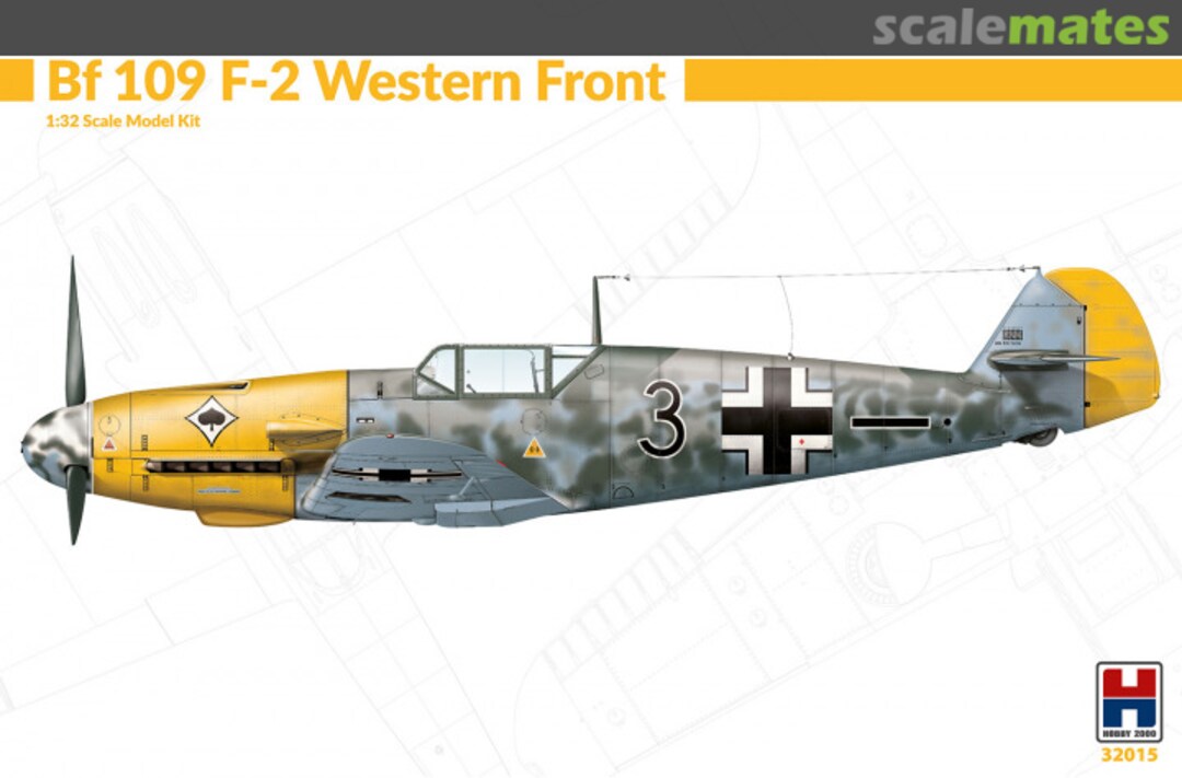 Boxart Bf 109 F-2 Western Front 32015 Hobby 2000