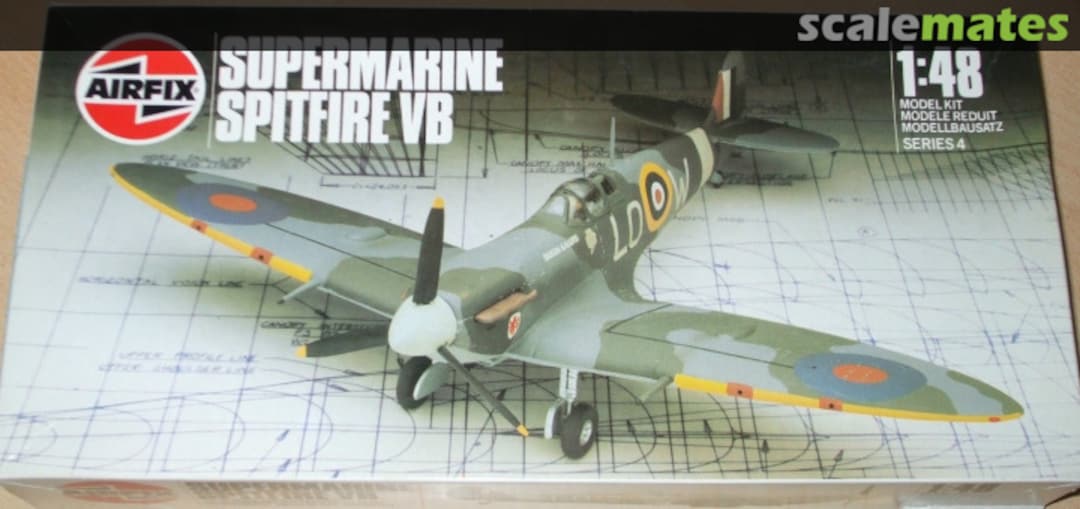 Boxart Supermarine Spitfire VB 04100 Airfix