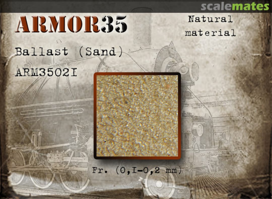 Boxart Ballast (Sand) - Railway Acessories ARM35021 Armor35