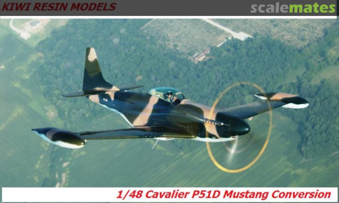 Boxart Cavalier P51D Mustang Conversion jb007 Kiwi Resin Models