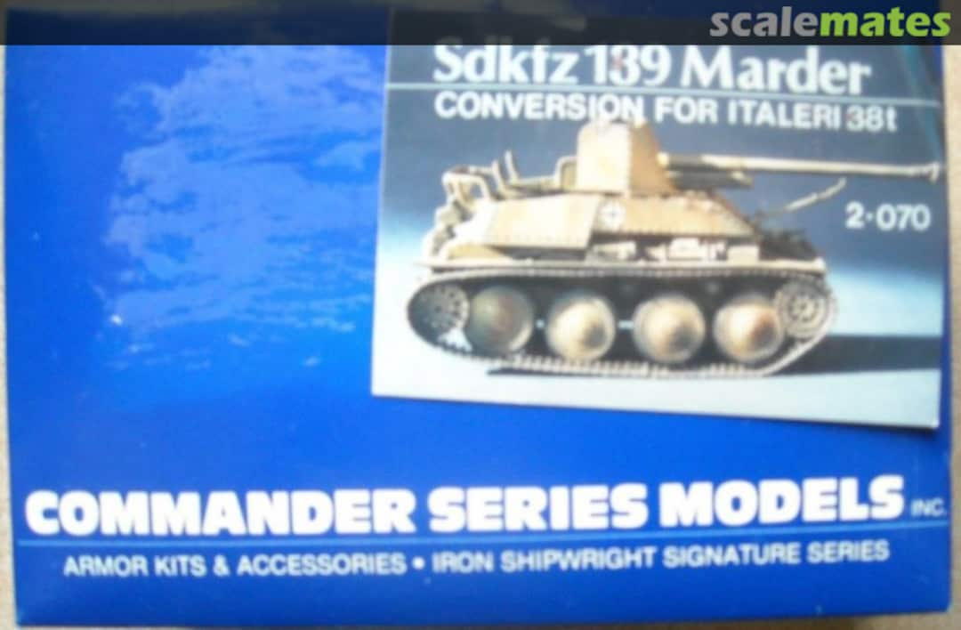 Boxart Sd.Kfz. 139 MARDER 2-070 Commander Series Models