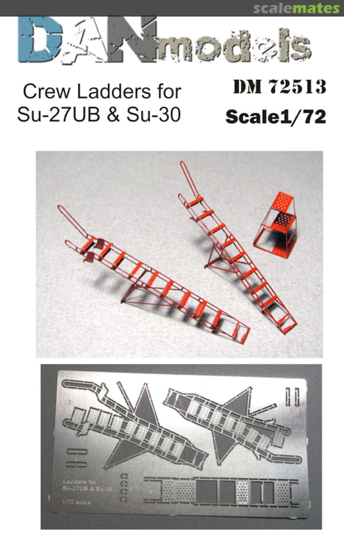 Boxart Crew Ladders for Su-27UB & Su-30 DM72513 DANmodels