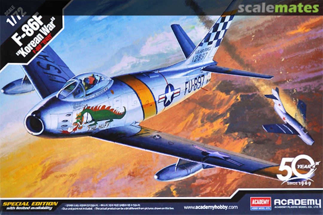 Boxart F-86F "Korean War" 12546 Academy