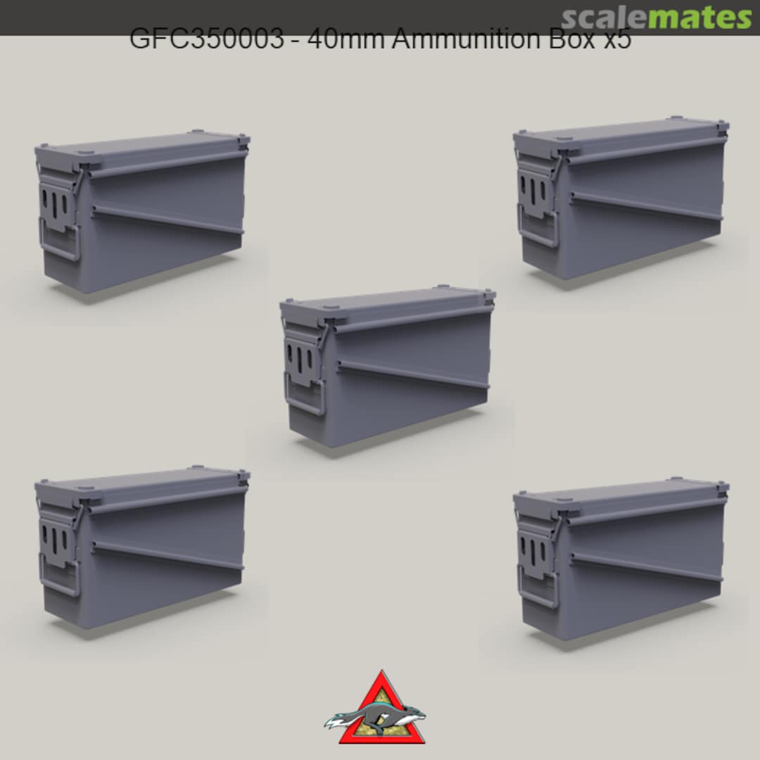 Boxart 40mm Ammunition Box GFC350003 Grey Fox Concepts