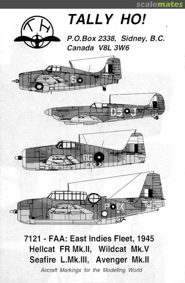 Boxart FAA: East Indes Fleet, 1945 7121 Tally Ho! (Canada)