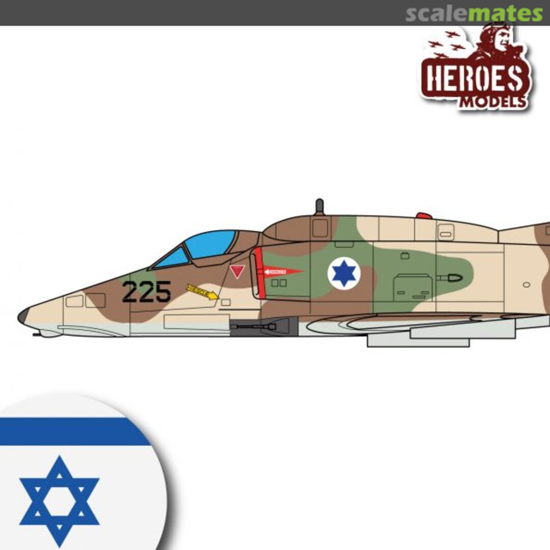 Boxart A-4F Skyhawk | Israeli Air Force HM-OS14419 Heroes Models