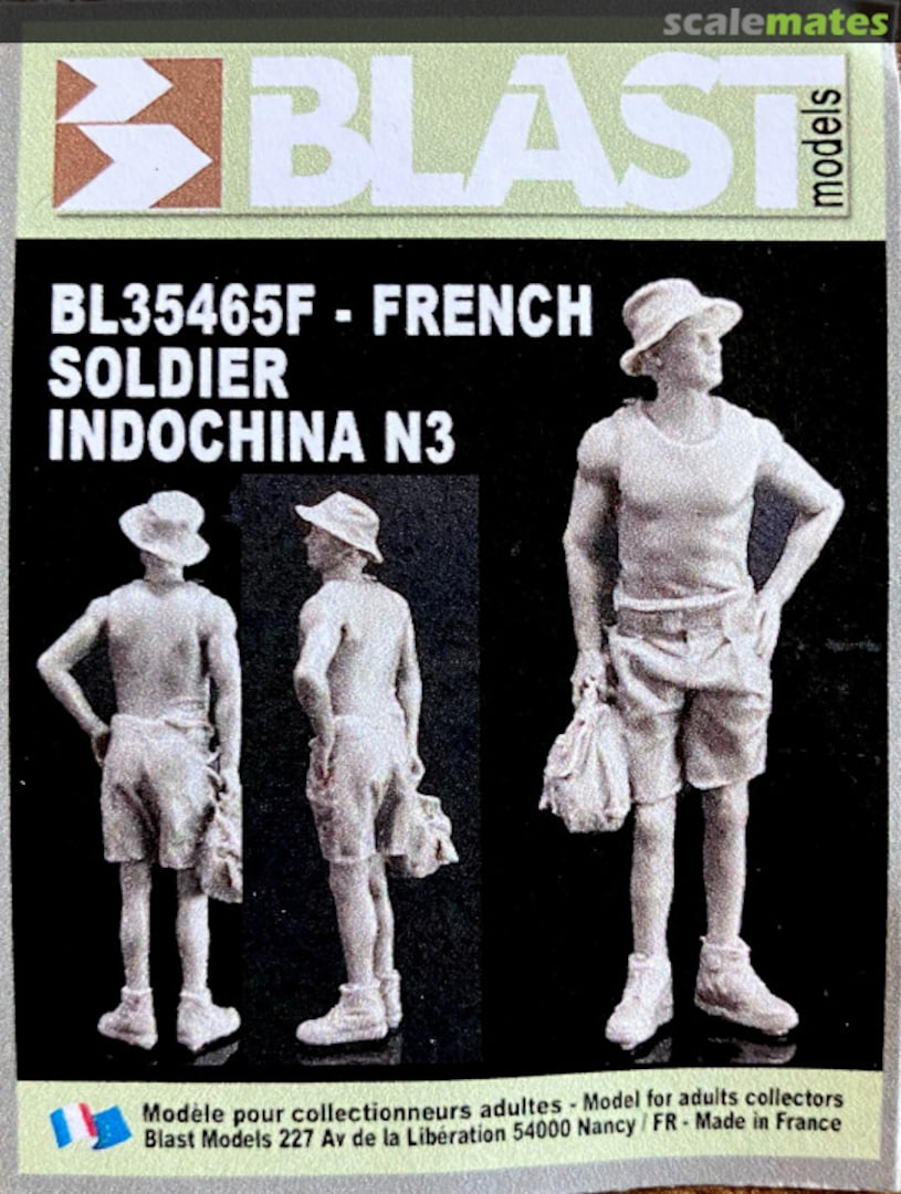 Boxart French soldier Indochina n°3 BL35465F Blast Models