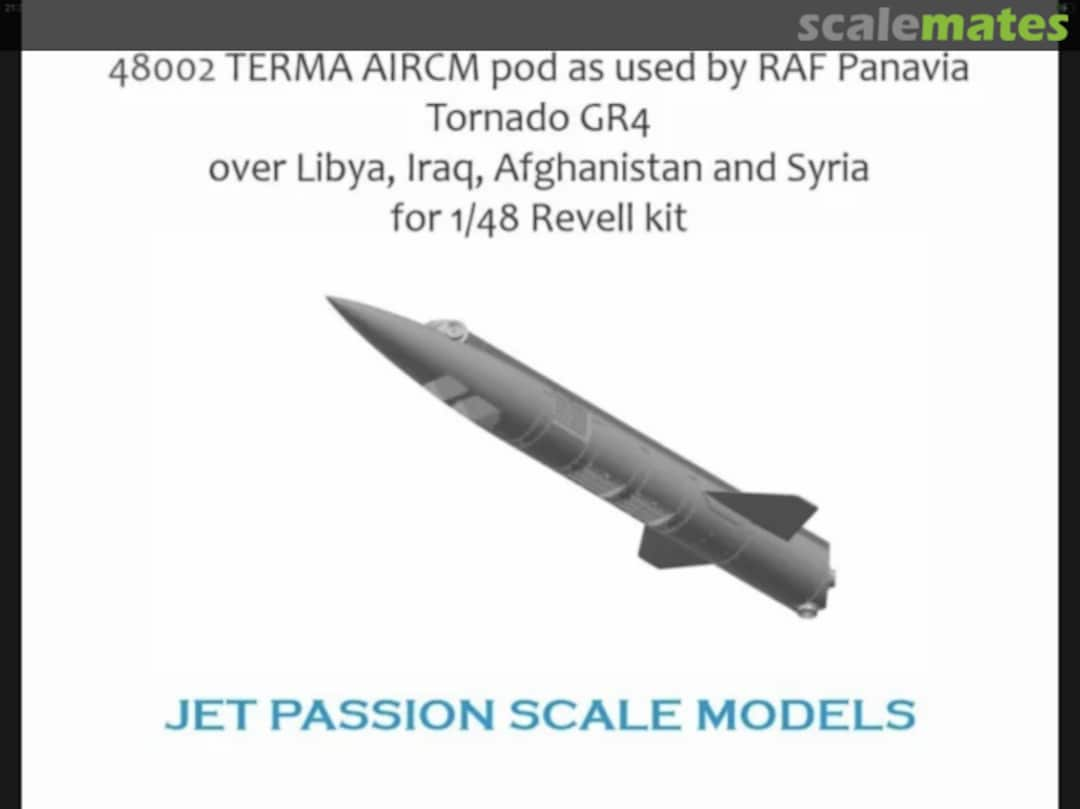 Boxart Terma AIRCM pod for RAF Tornado 48002 Jet Passion