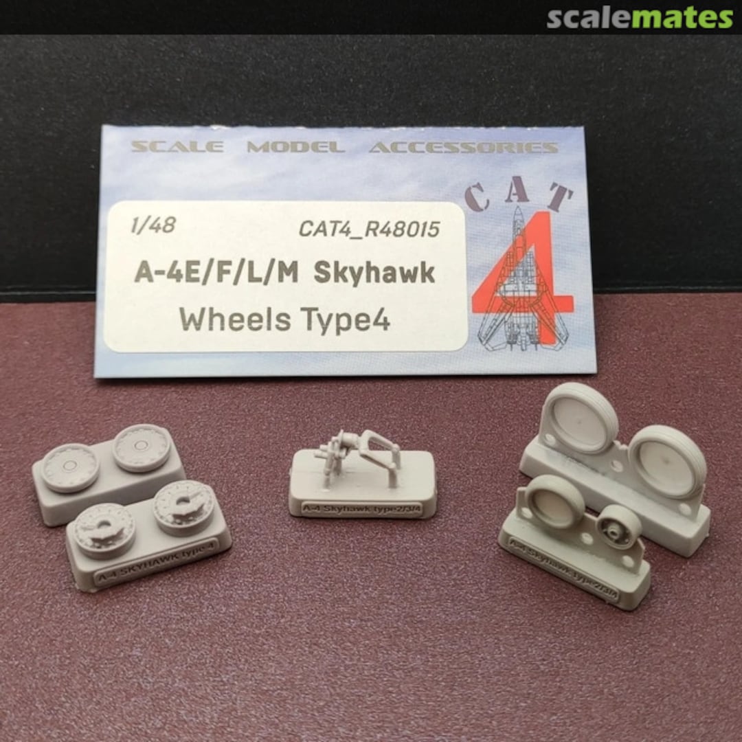 Boxart A-4E/F/L/M Skyhawk - Wheels Type 4 CAT4_R48015 CAT4