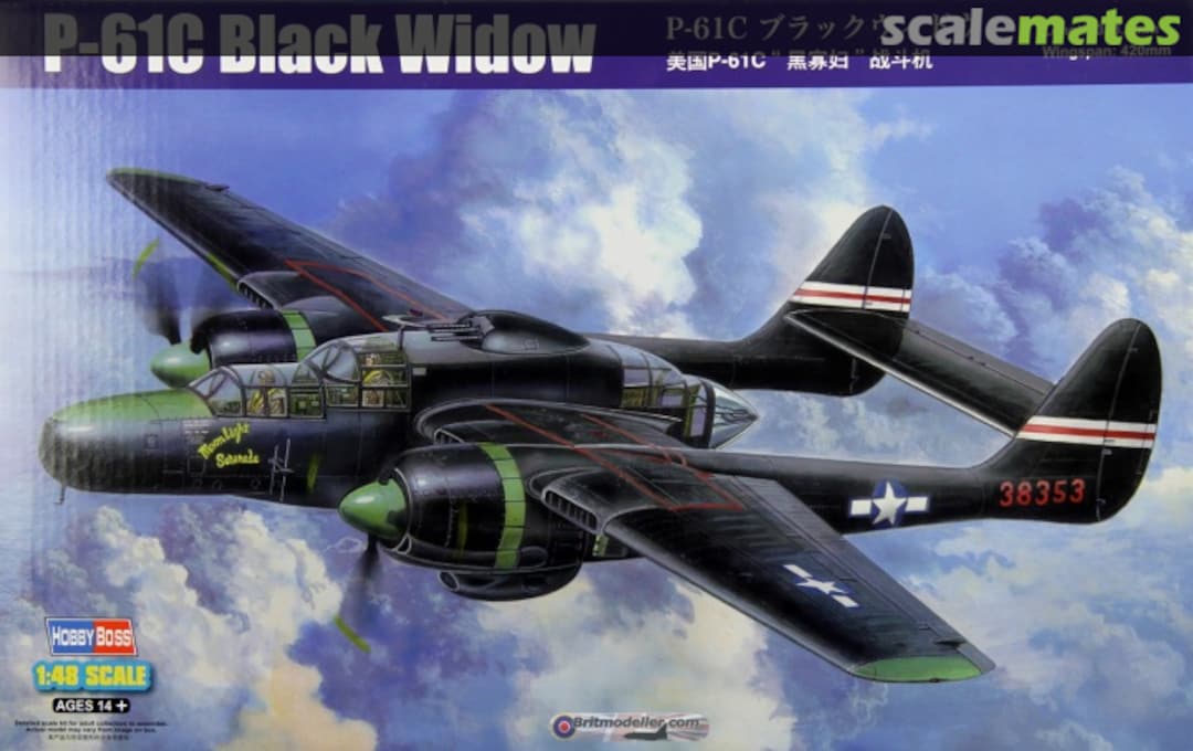 Boxart P-61C Black Widow 81732 HobbyBoss