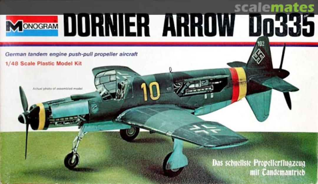 Boxart Dornier Arrow Do 335 7538 Monogram