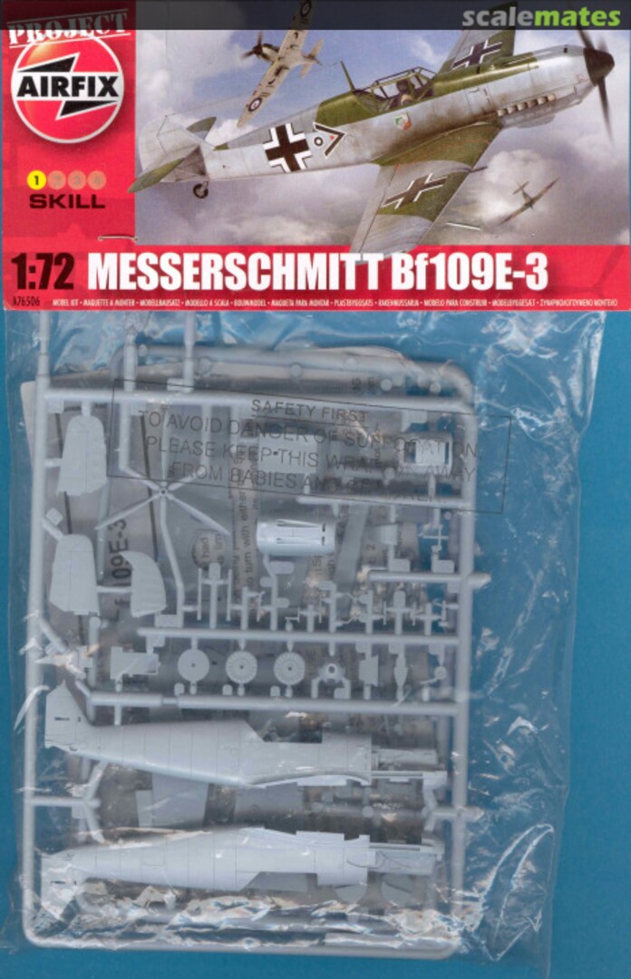 Boxart Messerschmitt Bf109E-3 A76506 Airfix