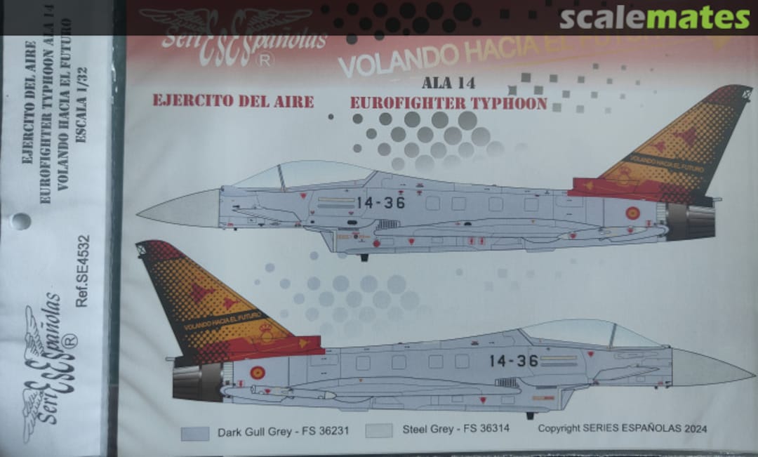 Boxart Ejercito del Aire Eurofighter Typhoon Ala 14 SE4532 Series Españolas